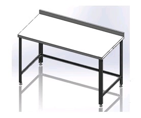 TABLE WITHOUT SHELFS DEMOUNTABLE TC01 90X60